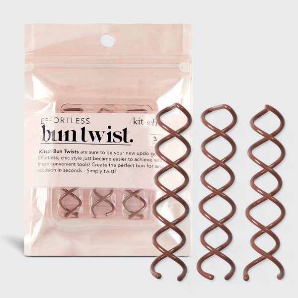 Bun Twist 3pc (Brown) Online Sale