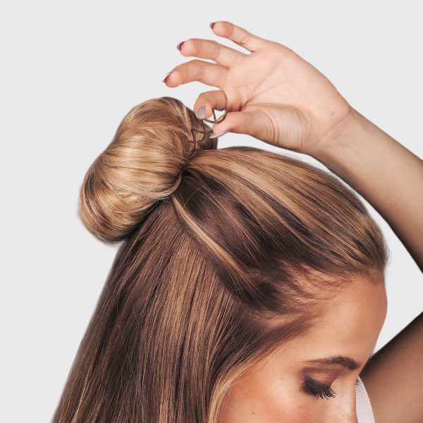 Bun Twist 3pc (Brown) Online Sale - Image 5