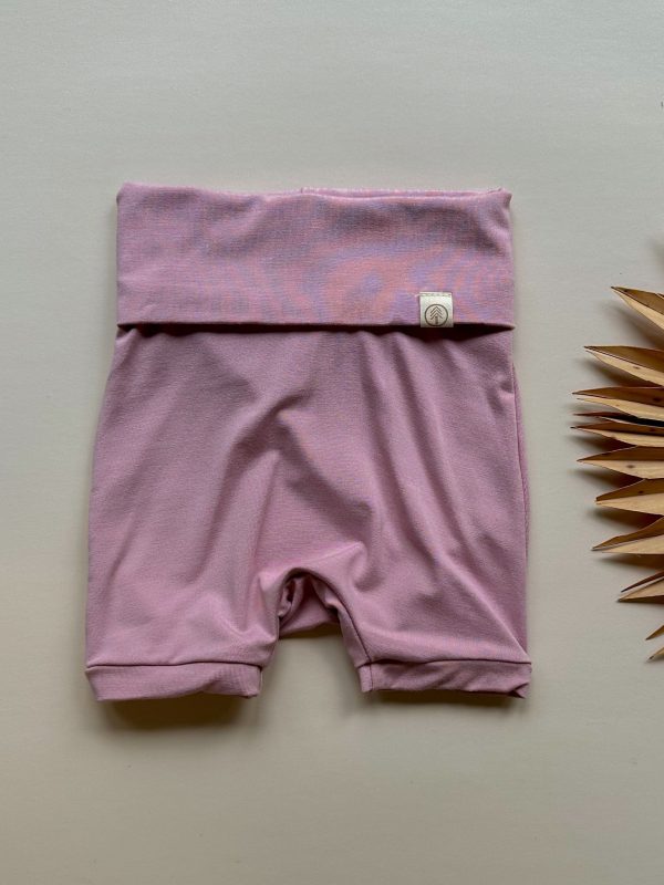 0 3m 3 6m | Fold-Over Shorties | Baby & Toddler | Luxury Bamboo | Dusty Pink on Sale