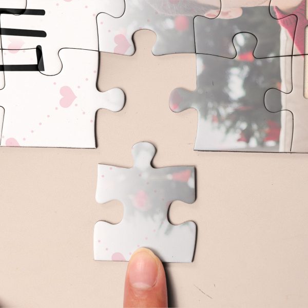 Forever Linked Together Family Scrabble Name - Personalized Photo Jigsaw Puzzle Online now - Image 4